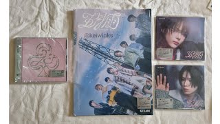 ampTEAM Samidare album unboxing 🌸🎀 [upl. by Salinas]