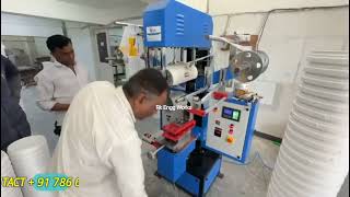 Paint pail bucket hot foil heat transfer printing machine  machine printting [upl. by Ttenaj]