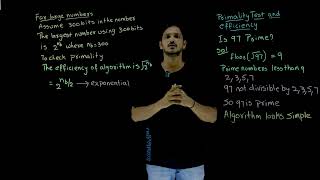 Primality Test and Efficiency  Lesson 52  Cryptography  Learning Monkey [upl. by Yunick423]