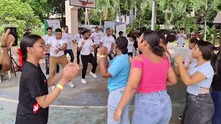 Baile de encuentro juvenil en Santiago Oeste organizado por CIDEL y otras instituciones [upl. by Yenhpad822]