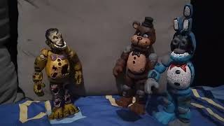 los animatrónicos de fnaf 1 luchando con William afton [upl. by Namilus]