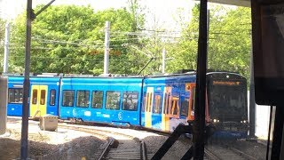 UK  TramTrain Ride Rotherham to Sheffield 1652019 [upl. by Durtschi608]