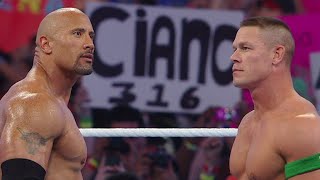 The Rock and John Cenas unforgettable history WWE Playlist [upl. by Sherrie]