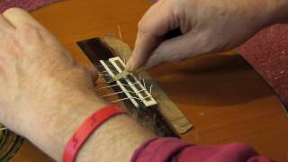 Saddle intonation for classical guitar [upl. by Duma]