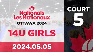 2024 Volleyball Canada Nationals 🏐 Ottawa 14U Girls  Day 3  Court 5 20240505 [upl. by Outhe8]