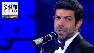 Sanremo 2018  Linedito mashup di Pierfrancesco Favino [upl. by Ches]