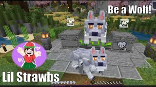 Wolf Life Part 1  Minecraft with Lil Strawbs [upl. by Vaish]