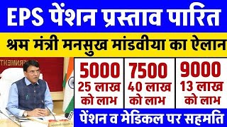 EPS 95 Pension Latest News 2024  pension hike eps 95 NCP MP Supriya Sule in Lok Sabhaeps95pension [upl. by Avon]