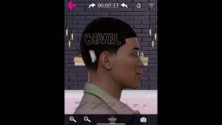 Barber Chop Bevel hair design [upl. by Ytirehc721]