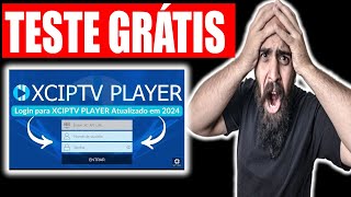 Como criar Login para XCIPTV PLAYER em 2024  TESTE GRATIS LIBERE SUA XCIPTV [upl. by Elkraps]