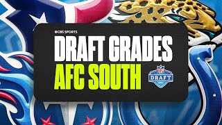 2024 NFL Team Draft Grades For AFC SOUTH Division I CBS Sports [upl. by Noroj349]