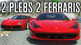 TWO PLEBS TWO FERRARIS 458 488  DRIVECLUB w The Nobeds [upl. by Mag816]