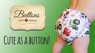 Buttons Diapers AI2 Style Review [upl. by Nauhs]