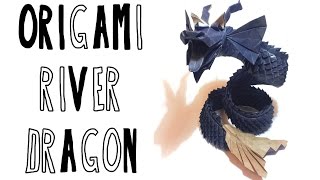 River Dragon Origami Riccardo Foschi  Part 2 Heads Collapsing [upl. by Donatelli]