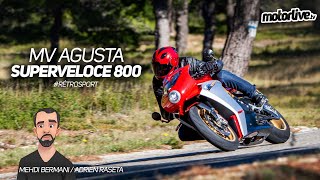 MV AGUSTA SUPERVELOCE 800 I TEST MOTORLIVE [upl. by Leander]