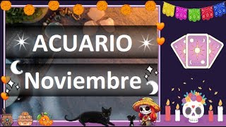 ACUARIO ♒️  Noviembre  2024 [upl. by Dnivra]