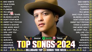 Bruno Mars The Weeknd Ed Sheeran Adele Maroon 5 Rihanna Sia 🌟 Billboard Top 50 This Week [upl. by Husha]