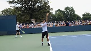 Roger Federer Ultimate Compilation  Forehand  Backhand  Overhead  Volley  Serve  2013 Cincinna [upl. by Nosduj]