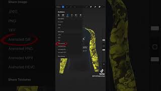 How to make a Procreate animation in 3D procreate 3Dprocreate 3Danimation 3Dtshirt 3Dclothes [upl. by Relda]