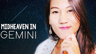 GEMINI MIDHEAVEN  🗨The Social Networker📱  Midheaven in Gemini [upl. by Siana]