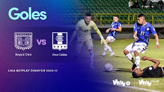 Boyacá Chicó vs Once Caldas goles  Liga BetPlay Dimayor 2023 2  Fecha 16 [upl. by Morie]