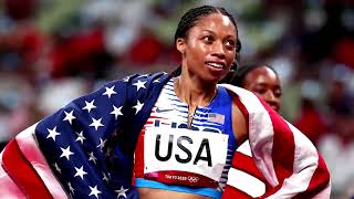 Allyson Felix returns to the track after Tokyo win [upl. by Layor808]