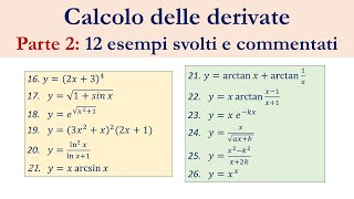 Impariamo insieme a calcolare le derivate  Parte 2 [upl. by Templer]