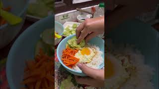 Bibimbap recipe🍛❤️ edit foodie koreanfood [upl. by Aseram]