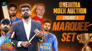 OneIndia Mock Auction  Marquee Set  Episode 1  Oneindia Howzat [upl. by Glanville627]