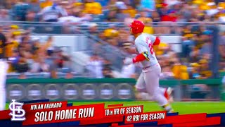 Nolan Arenado 385 ft Solo Home Run off Paul Skenes  Cardinals vs Pirates  2024 MLB Highlights [upl. by Thapa43]