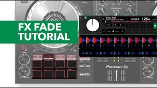 FX Fade Tutorial  Pioneer DDJ SB3  Beginner DJ Lessons [upl. by Clerc8]