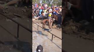 Highlights from the Swamp Rail from Swampfest 2023 skateboarding swampfest [upl. by Acinomed32]