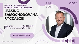 Leasing samochodów na ryczałcie  Darmowy Webinar [upl. by Zenitram226]