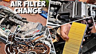 NS200 AIR FILTER CHANGE ‼️‼️‼️ [upl. by Tabitha]