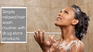 Detailed relaxed hair wash day routine for healthy long hair  Gelaje [upl. by Frantz]