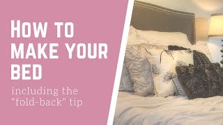 ATH Tip of the Week How to Make a Bed [upl. by Avirt]