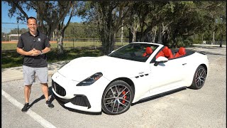 Is the 2024 Maserati Grancabrio Trofeo the BEST new performance luxury car [upl. by Aseiram]