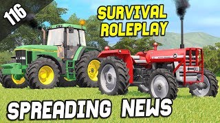 SPREADING BAD NEWS  Survival Roleplay  Episode 116 [upl. by Nolos434]