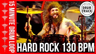 Drum Beat 130 bpm  Groove Drum Track 130 BPM HARD ROCK  Batería 130 BPM HARD ROCK [upl. by Harlan]