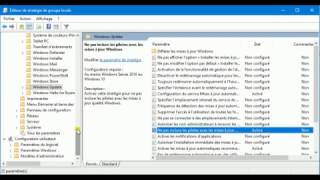 Désactiver recherche et installation pilotes sur Windows 10 par Windows Update via gpeditmsc [upl. by Bennink]