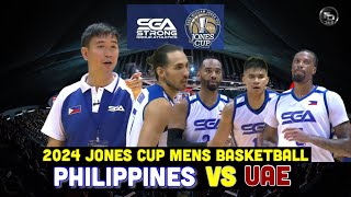 FULL GAME HIGHLIGHTS SGA TINAMBAKAN ang UAE sa una nilang laban sa 2024 Jones Cup [upl. by Alyse]