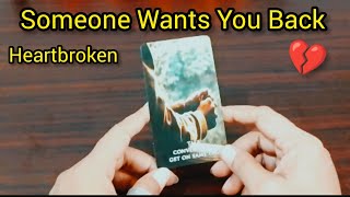 🖤Someone Wants You Back Theyre Sad Heartbroken 💔 😭Hindi Tarot Readings [upl. by Alexia]