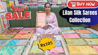 Lilan Silk Sarees Collection  surat saree wholesale market saree wholesale manufacturer [upl. by Elyag908]