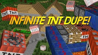 Minecraft 17  18 TNT DUPLICATION BUG INFINITE TNT [upl. by Efinnej]