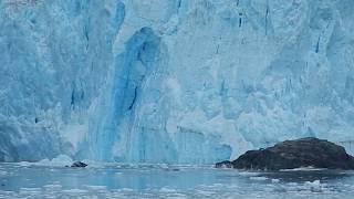 Glacier Calving Kenai Fjords National Park [upl. by Yeltneb]