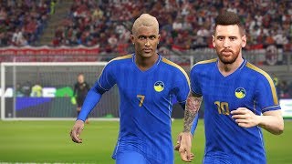 BINHO E MESSI PELA PRIMEIRA VEZ JUNTOS NO MESMO TIME  PES 2018  RUMO AO ESTRELATO 76 [upl. by Eibur730]