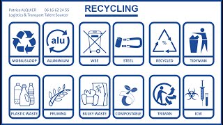 Recycling Symbols Quiz  QCM Symboles du Recyclage amp Signalétique Déchetterie [upl. by Aneeh70]