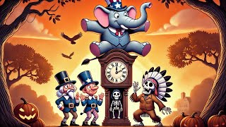 Hickory Dickory Dock Elephant  Zombie Hickory Dickory Dock  Kids Songs amp Nursery Rhymes [upl. by Barnabe869]