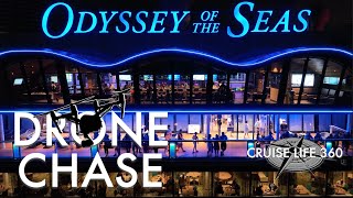 Dusk Drone Chase Odyssey of the Seas 11252023 [upl. by Nonnah]