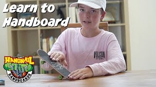 Learn how to Handboard  Shuv Ollie and Kickflip [upl. by Aimal]